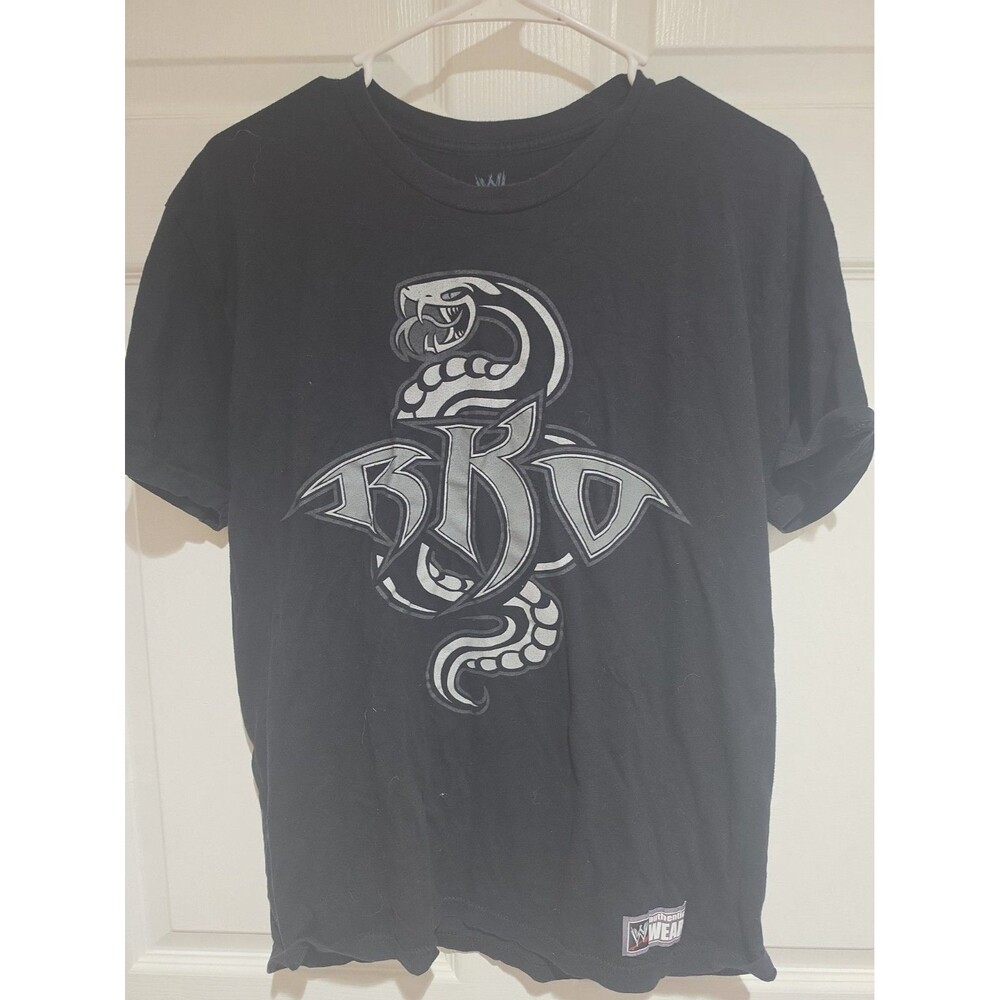 WWE Randy Orton RKO Strike First T Shirt Authentic Men's Medium